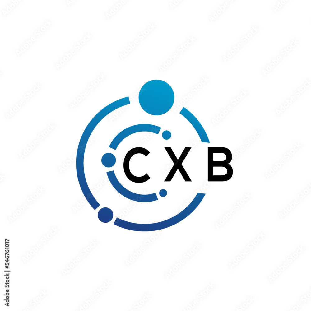 CXB letter logo design on white background. CXB creative initials letter logo concept. CXB letter design. CXB letter logo design on white background. CXB creative initials letter logo concept. CXB letter design.