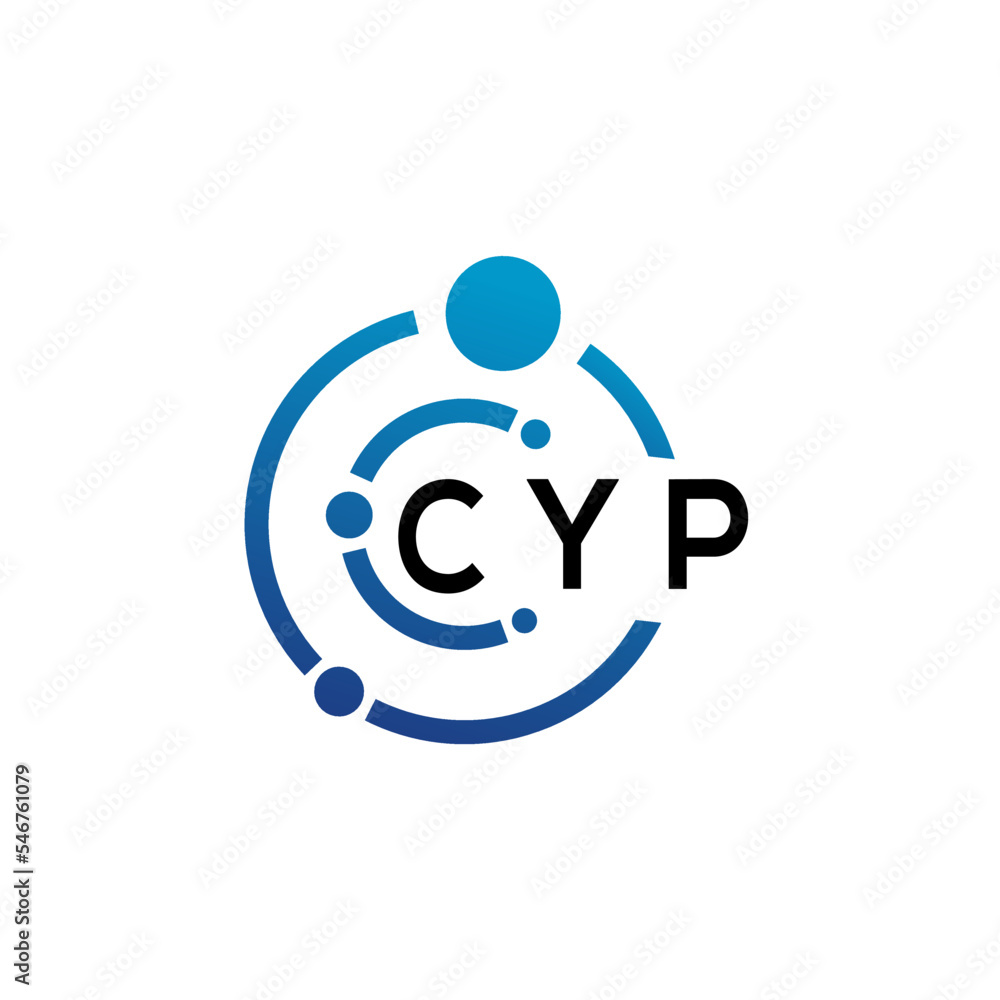 CYP letter logo design on white background. CYP creative initials letter logo concept. CYP letter design. CYP letter logo design on white background. CYP creative initials letter logo concept. CYP letter design.