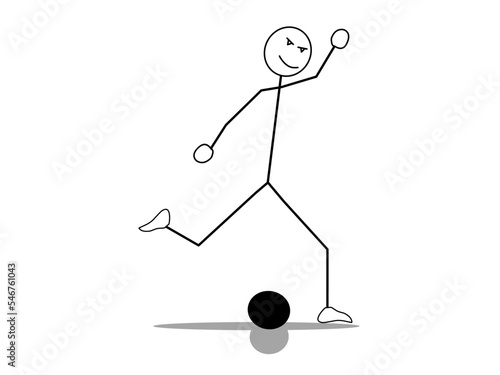  stickman kick the ball