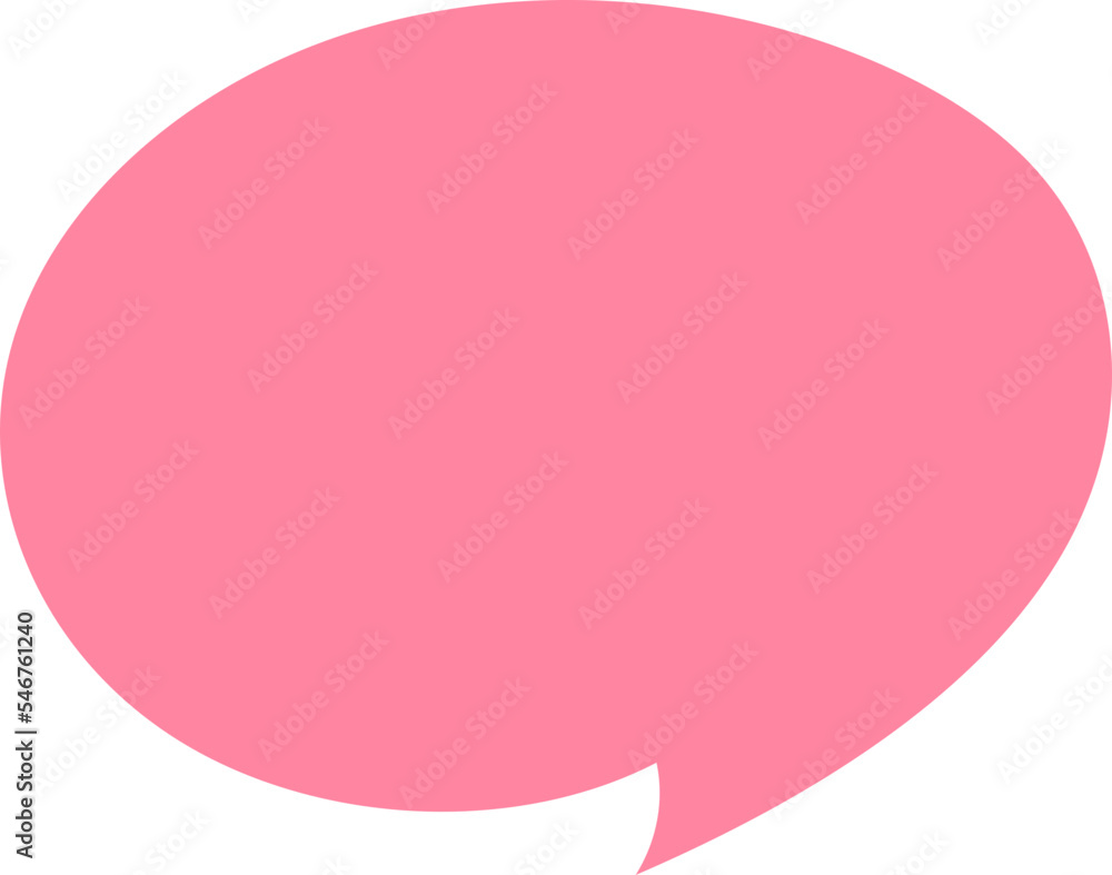 Pastel speech bubble Pastel speech bubble