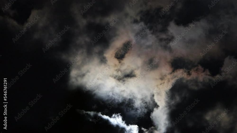 Full moon over the cloud Full moon over the cloud