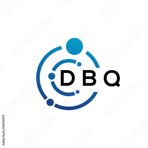 DBQ letter logo design on white background. DBQ creative initials letter logo concept. DBQ letter design.