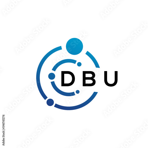 DBU letter logo design on white background. DBU creative initials letter logo concept. DBU letter design.