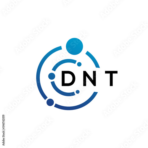 DNT letter logo design on white background. DNT creative initials letter logo concept. DNT letter design.
