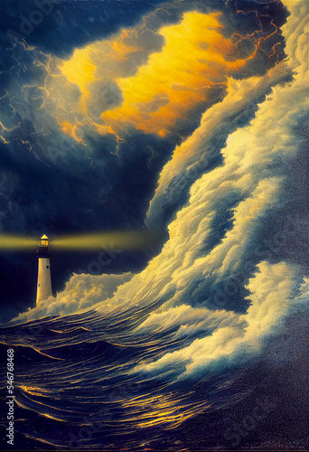 Storm at the Lighthouse