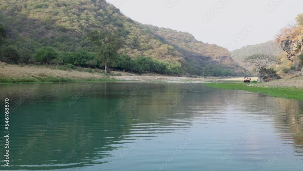 Boat ride along Wadi Darbat in the Dhofar region of Oman Boat ride along Wadi Darbat in the Dhofar region of Oman