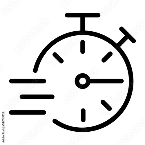 stopwatch glyph icon