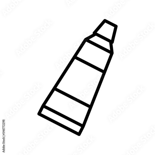 tooth paste icon vector design template in white background