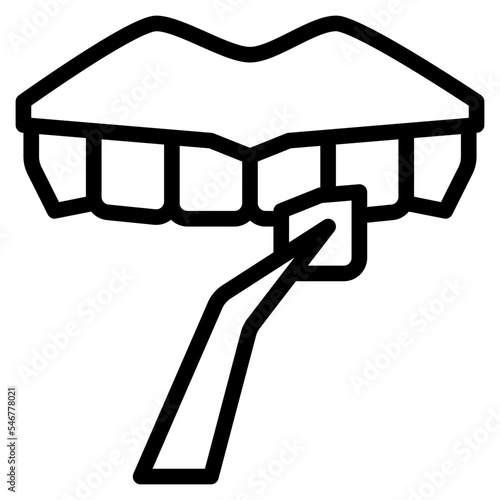 veneer dental dentistry tooth icon