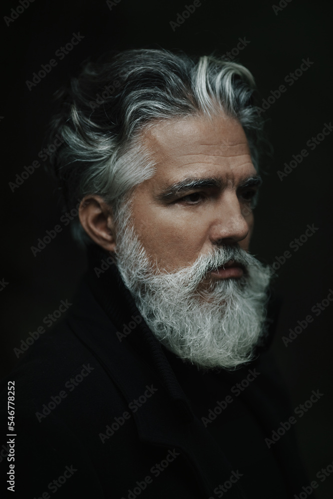 Portrait of an older man close up Portrait of an older man close up