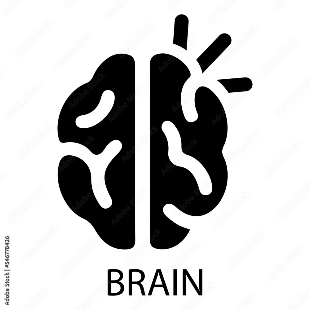 brainstorming neuroscience icon vector illustration brainstorming neuroscience icon vector illustration