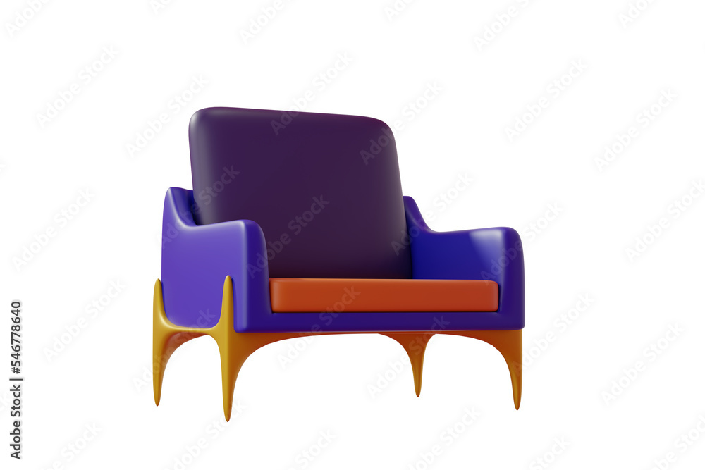 Sofa created by 3D program. Isolated white background with clipping path. Sofa created by 3D program. Isolated white background with clipping path.