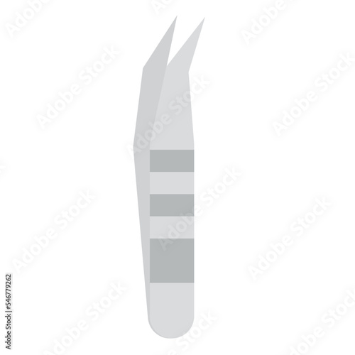 tweezers dental tool dentistry icon