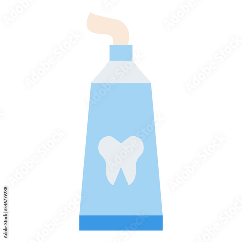 toothpaste hygienic dental teeth icon