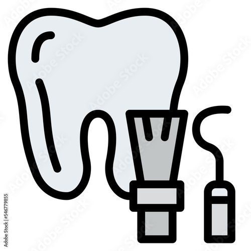 preventive dentistry fluoride treatment scaling dental icon