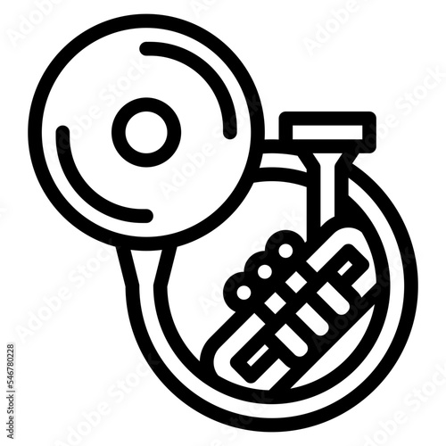 sousaphone instrument musical music icon