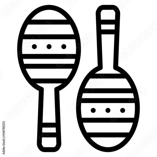 maracas instrument musical music icon