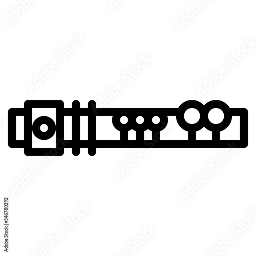 flute instrument musical music icon