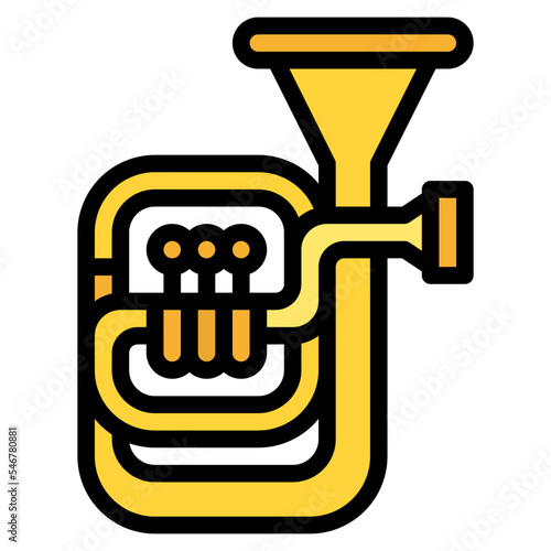 tuba instrument musical music icon
