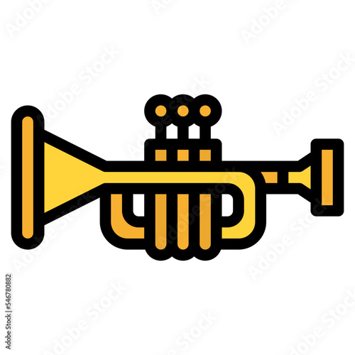 trumpet instrument musical music icon