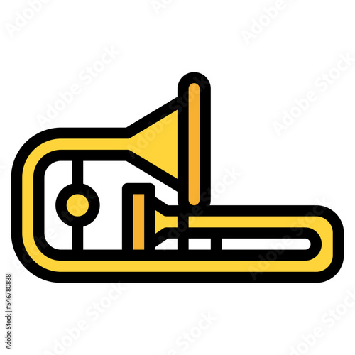 trombone instrument musical music icon