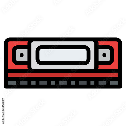 harmonica instrument musical music icon