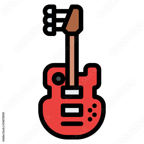 electronic guitar instrument musical music icon