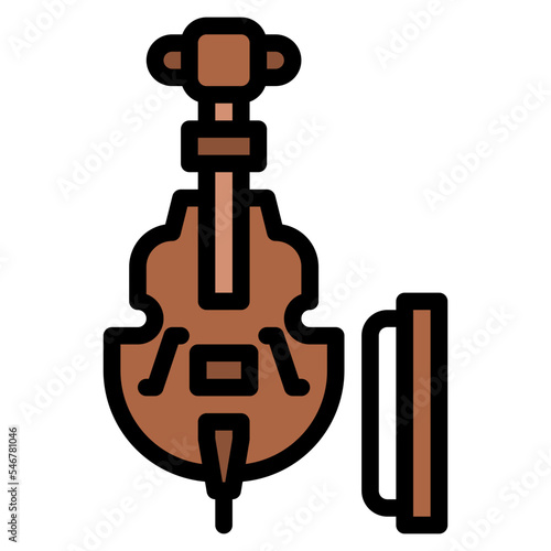 double bass instrument musical music icon