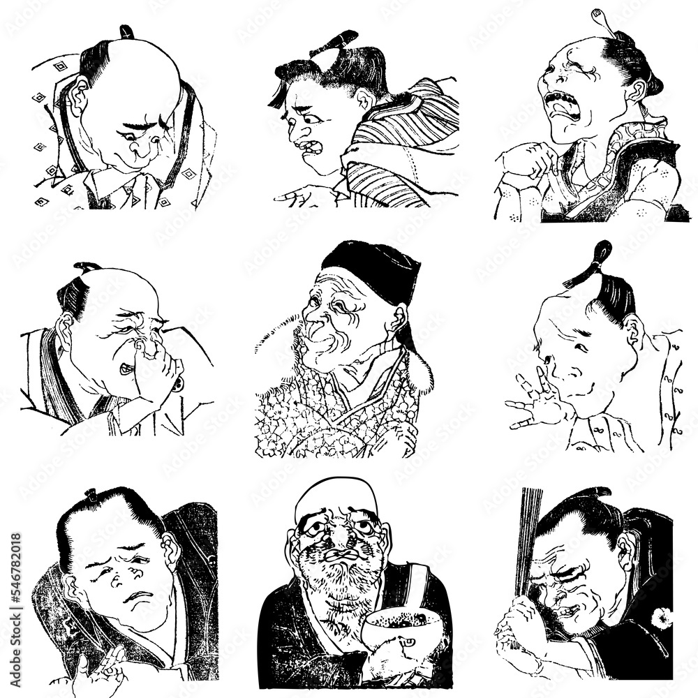 ukiyoe japanese art face 顔 日本画 男性 浮世絵 殿 商人 町人 日本人 侍 武士 農民 歴史 江戸時代 ukiyoe japanese art face 顔 日本画 男性 浮世絵 殿 商人 町人 日本人 侍 武士 農民 歴史 江戸時代