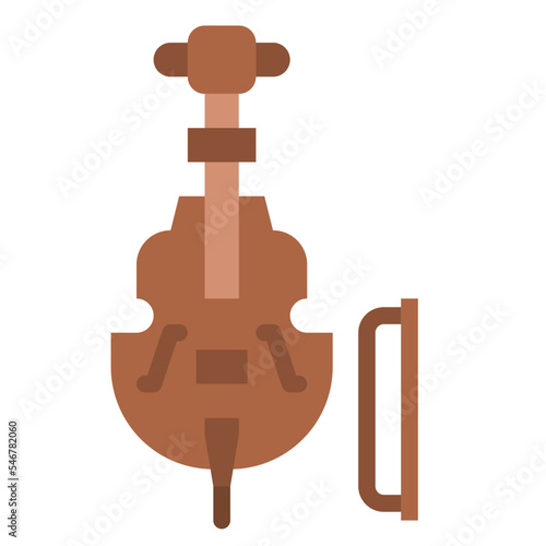 double bass instrument musical music icon
