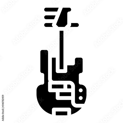 guitar bass instrument musical music icon