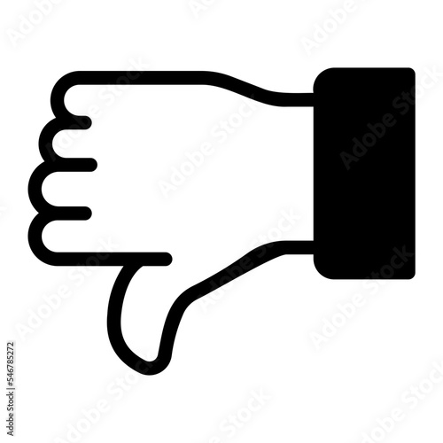 dislike glyph icon