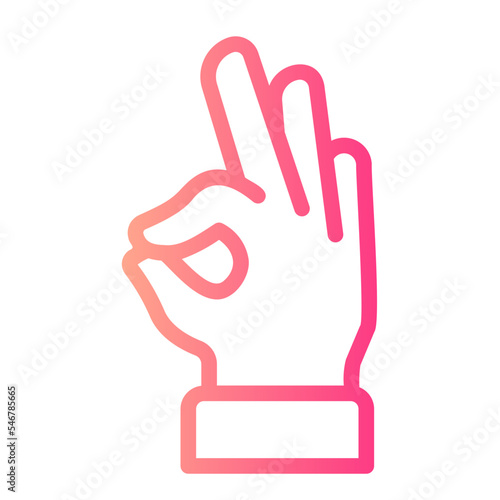 ok gradient icon
