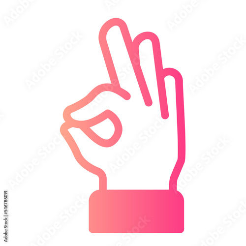ok gradient icon