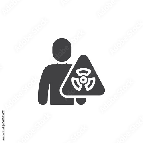 Health hazard vector icon