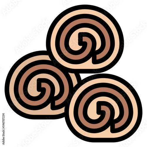 pastry breakfast sweets bakery icon