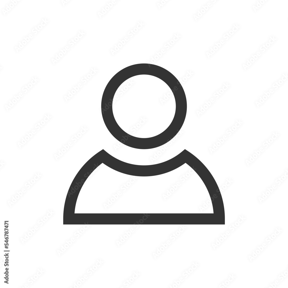 human simple icon in black color human simple icon in black color