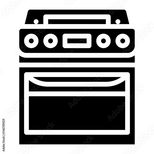 oven baking kitchen bakery icon