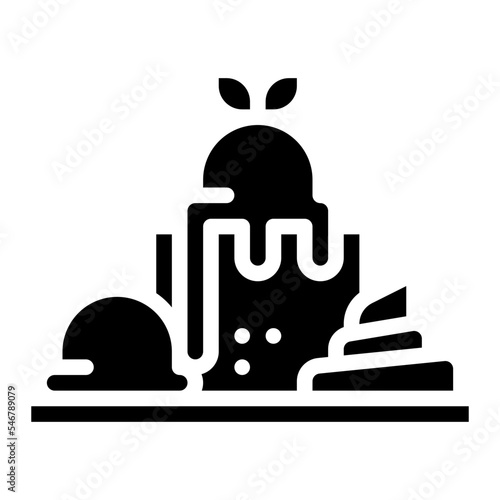 toast ice cream sweets bakery icon