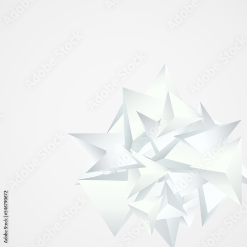 Fototapeta Naklejka Na Ścianę i Meble -  White Elements Modern Vector  Gray Background.