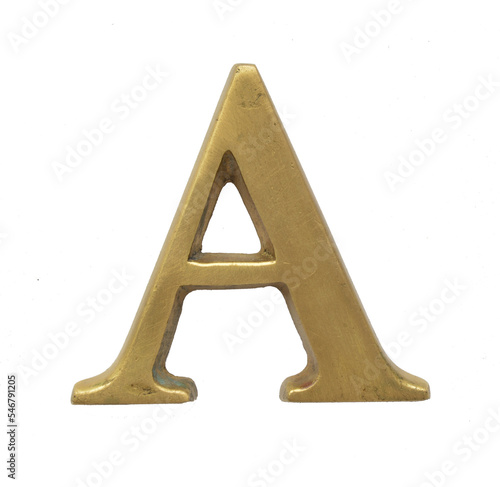 letter a made of letters