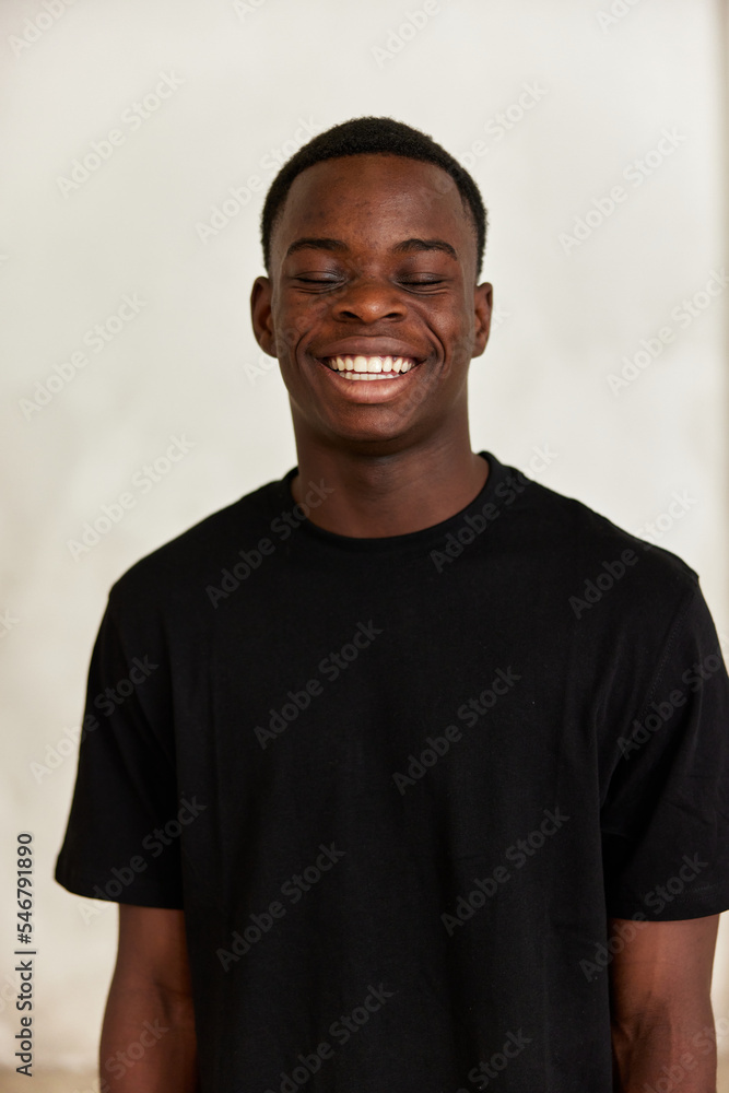 Smiling black man portrait Smiling black man portrait