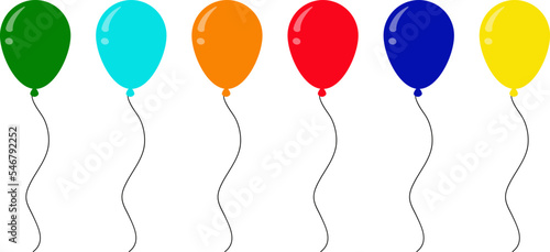 balloons  vector colorfull 