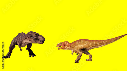 tyrannosaurus-rex vs Ceratosaurus © akiratrang