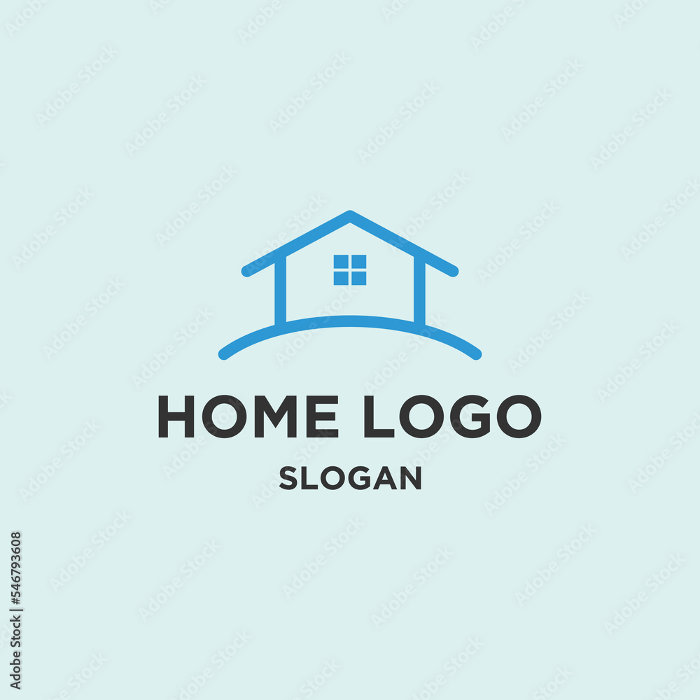 Fototapeta premium Home logo template vector illustration design