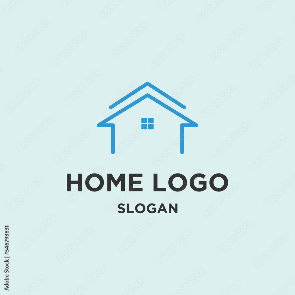 Home logo template vector illustration design Home logo template vector illustration design