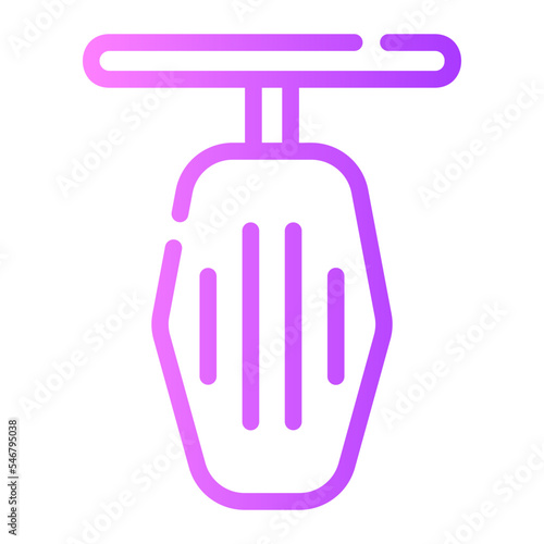 pedal gradient icon