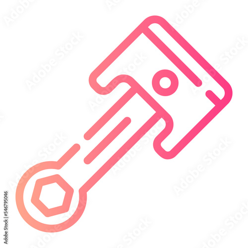 piston gradient icon