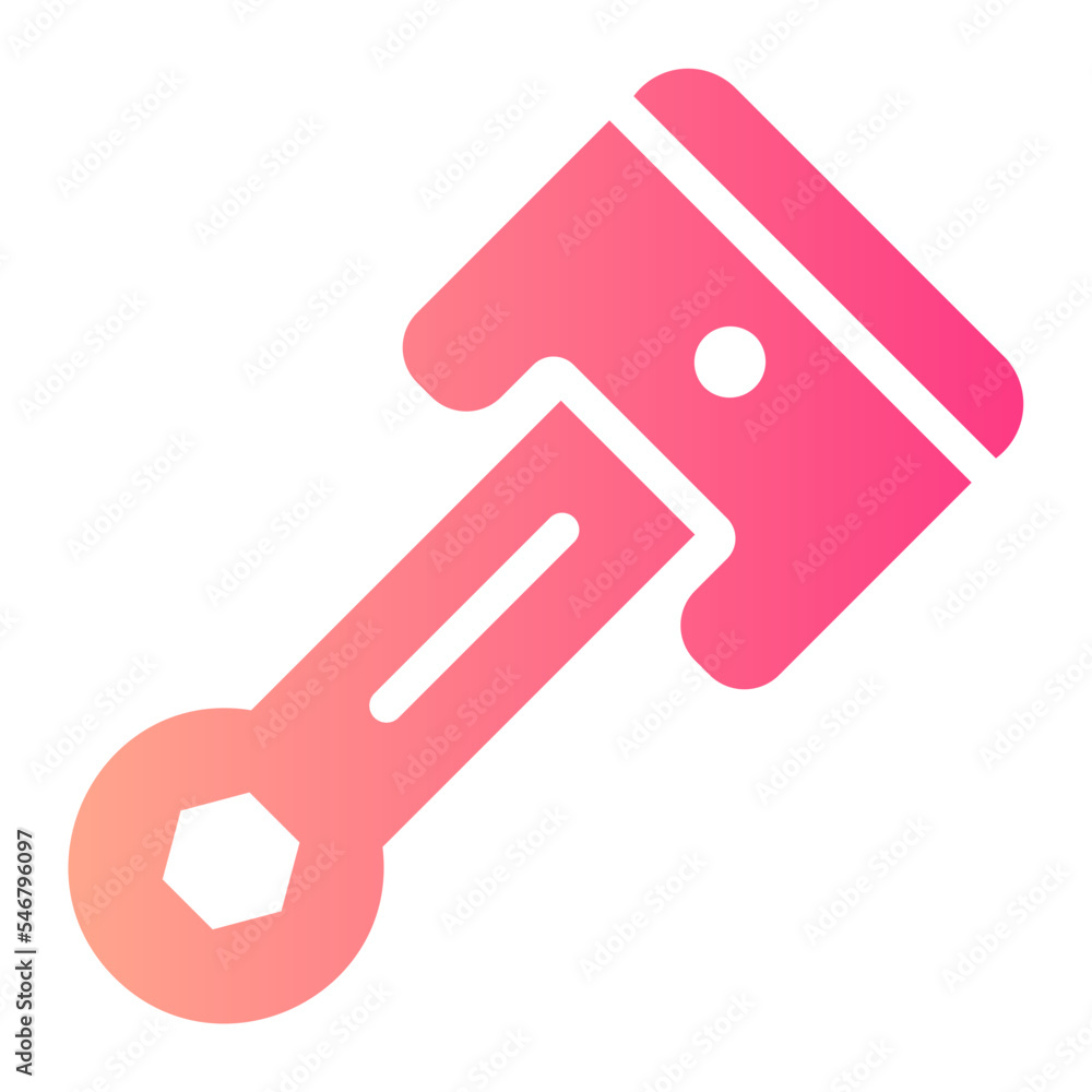 piston gradient icon piston gradient icon
