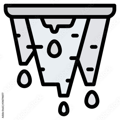 icicle ice water winter icon